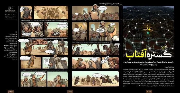 گستره آفتاب| روایت رهبر انقلاب از حرکت عظیمِ دوران امامت امام رضا(ع) برای ترویج مکتب اهل‌بیت(ع)