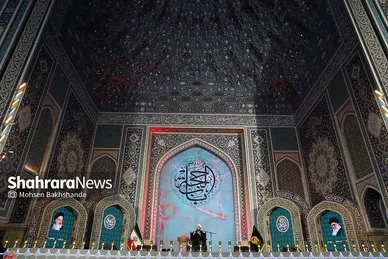 مراسم احیاء شب ۲۳ ماه رمضان در حرم مطهر رضوی