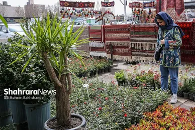 حال و هوای بازار گل در آستانه عید نوروز