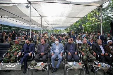 آیین بازگشایی معابر پادگان لشکر ۷۷
