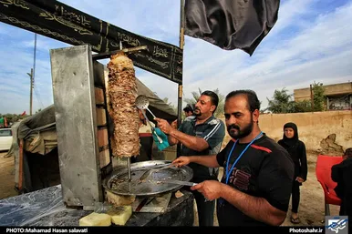 هم‌قدم با زائران کربلا در کنار فرات