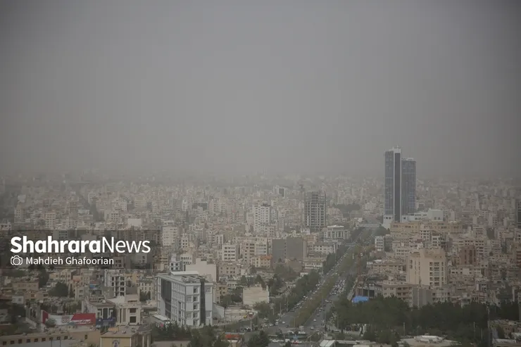 رشد ۸ درصدی آلودگی هوای مشهد با بازگشایی مدارس
