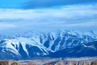 ویدئو| حجم بارش برف اخیر در رشته کوه بینالود