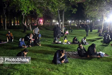 مراسم احیاء شب بیست و سوم ماه رمضان در بوستان های ملت و کوهسنگی