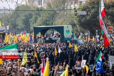 گزارش تصویری | تشییع پیکر سردار شهید نیلفروشان در مشهد