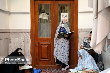 محفل بزرگ قرائت قرآن در حرم مطهر رضوی
