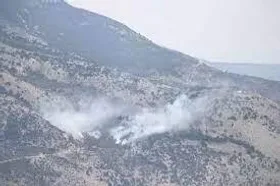 صدای ۳ انفجار در اطراف شهرک مرزی لبنان شنیده شد (۲۱ مهر ۱۴۰۲)
