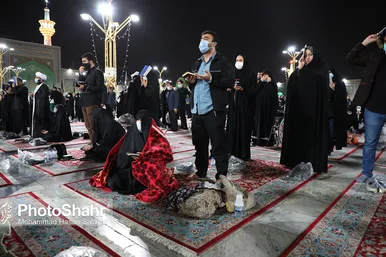 مراسم احیاء شب ۱۹ ماه مبارک رمضان در حرم مطهر رضوی