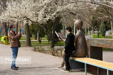 یادمان‌های نوروزی در خیابان‌های شهر