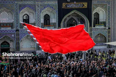 عزاداری روز شهادت امام رضا (ع) در حرم مطهر رضوی
