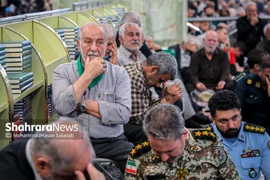 مراسم بزرگداشت هفتمین روز شهادت شهدای خدمت در حرم مطهر رضوی