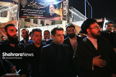 مهاجران افغانستانی در سوگ رئیس‌جمهور شهید