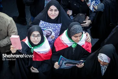 گزارش تصویری | مراسم تشییع پیکر شهدای مدافع امنیت در مشهد (۲۲ دی ۱۴۰۴) - ۳