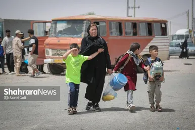 گزارش تصویری | روند خروج مهاجران افغانستانی غیرمجاز از مرز دوغارون