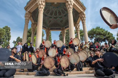 گزارش تصویری | آیین بزرگداشت حافظ با حضور وزیر ارشاد - شیراز