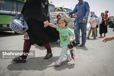 گزارش تصویری | روند خروج مهاجران افغانستانی غیرمجاز از مرز دوغارون