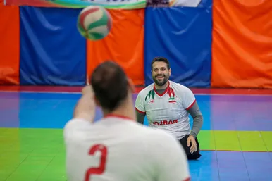 اردوی تیم ملی والیبال نشسته در مشهد