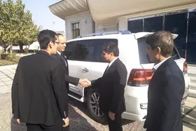 استقبال فرماندار مشهد از وزیر امور داخلی کشور ترکمنستان