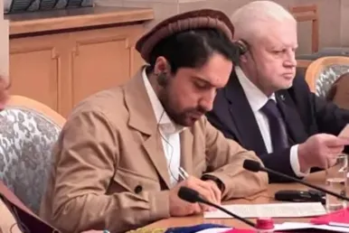 مسکو میزبان نشست مخالفان طالبان با حضور احمد مسعود + عکس
