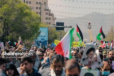 راهپیمایی روز قدس در مشهد (۱۷ فروردین ۱۴۰۳)