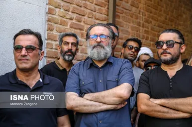 عکس‌هایی از مراسم تشییع پیکر سعید راد