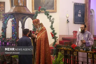 مراسم آغاز سال نو میلادی ۲۰۲۴ در تهران