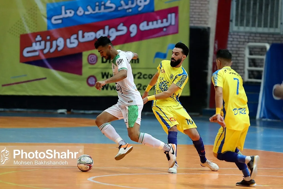 نتیجه بازی فرش‌آرای مشهد و آنا صنعت قم در لیگ برتر فوتسال | شکست سنگین شاگردان حسن‌زاده