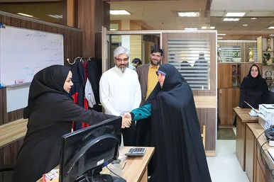 بازدید عضو شورای اسلامی شهر مشهد از موسسه شهرآرا