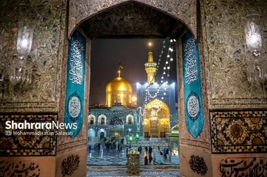 گزارش تصویری | پشت صحنه ویژه برنامه های سحر ماه رمضان تلویزیون در حرم مطهر رضوی