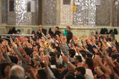 مراسم مناجات شب های ماه مبارک رمضان در حرم مطهر رضوی