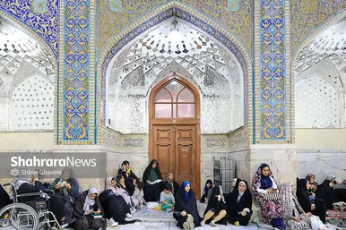 گزارش تصویری | حال و هوای حرم مطهر رضوی در شب عید سعید غدیر خم