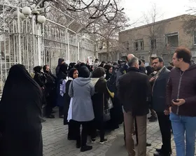 پرستاران مشهدی به استانداری خراسان رضوی رفتند