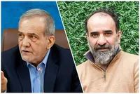 ویدئو | عیادت رئیس‌جمهور از «رضا امیرخانی»