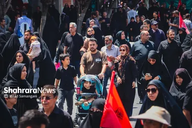 گزارش تصویری | مراسم جاماندگان اربعین حسینی در مشهد