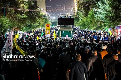 راهپیمایی مردم مشهد در حمایت از مردم فلسطین و محکومیت جنایات اسرائیل