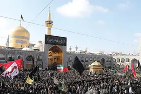 شهر&zwnj; در&zwnj; سوگ حضرت رضا (ع)