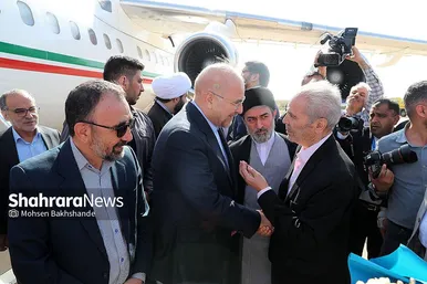 افتتاح فرودگاه گناباد با حضور رئیس مجلس و وزیر راه