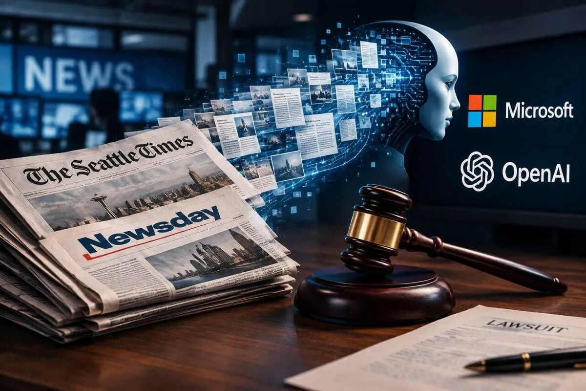 شکایت جدید دو رسانه بزرگ از OpenAI و مایکروسافت به‌دلیل نقض حق نشر