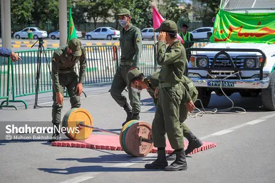 مسابقه قوی ترین پلیس خراسان رضوی