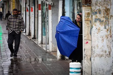 بارش باران در مشهد