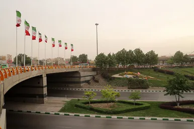 گرد و خاک صبحگاهی در مشهد