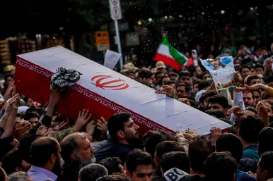 تشییع باشکوه پیکر «شهید غیرت» حمیدرضا الداغی