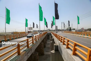 بهره‌برداری از پل دوم و اصلاح هندسی ورودی جاده سرخس به مشهد