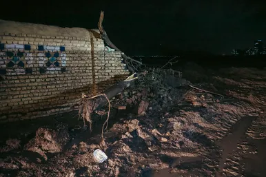 منازل سیل‌زده محله سیدی مشهد