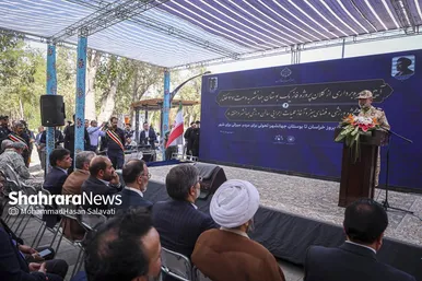 گزارش تصویری | مراسم بهره برداری از فاز یک بوستان جهانشهر مشهد