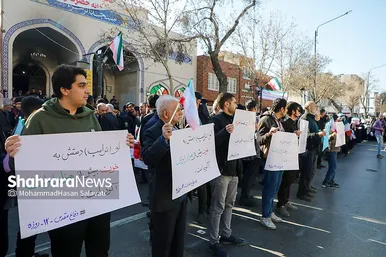 گزارش تصویری | ساعاتی پیش از مراسم تشییع پیکر شهدای مدافع امنیت در مشهد (۲۲ دی ۱۴۰۴)