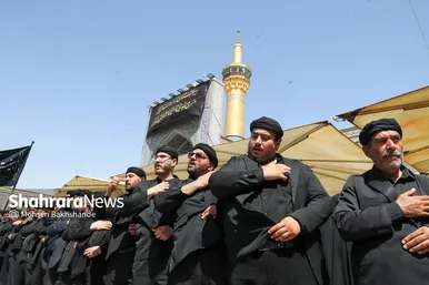 عزاداری روز ۲۸ صفر در حرم مطهر رضوی