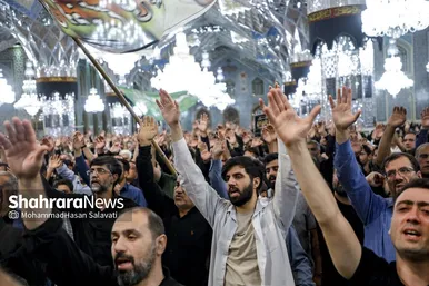 گزارش تصویری | وداع با پیکر مطهر ۴ شهید حمله رژیم صهیونی در حرم مطهر رضوی