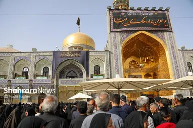 گزارش تصویری | شهادت امام رضا (ع) در حرم مطهر رضوی - ۲