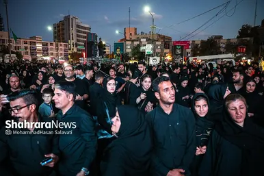 خیمه سوزان عصر عاشورا در مشهد